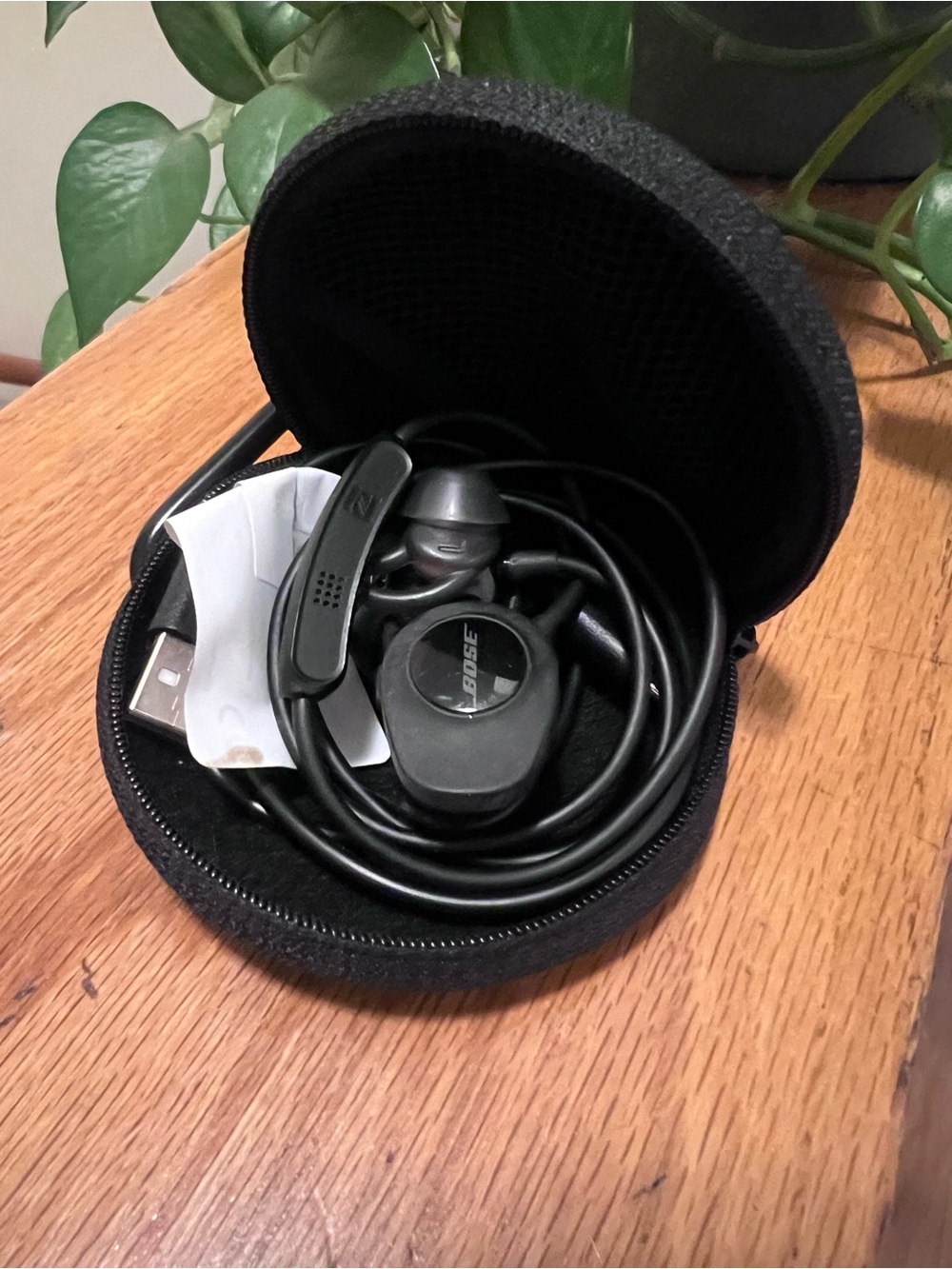 Bose Black Wired In-Ear Headphones with Zip Carry Case